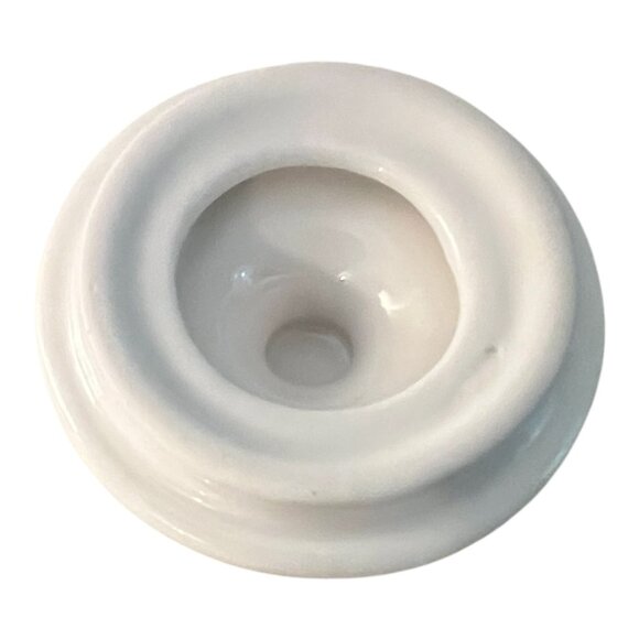 Vintage Pottery Barn Embossed Espresso Cup Set 3 Cups & Lid  2" Tall, Ceramic - Picture 11 of 11